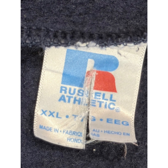 Vintage RUSSELL ATHLETIC Open Bottom Sweatpants Mens Fleece WIDE LEG Size 2XL - Picture 5 of 8